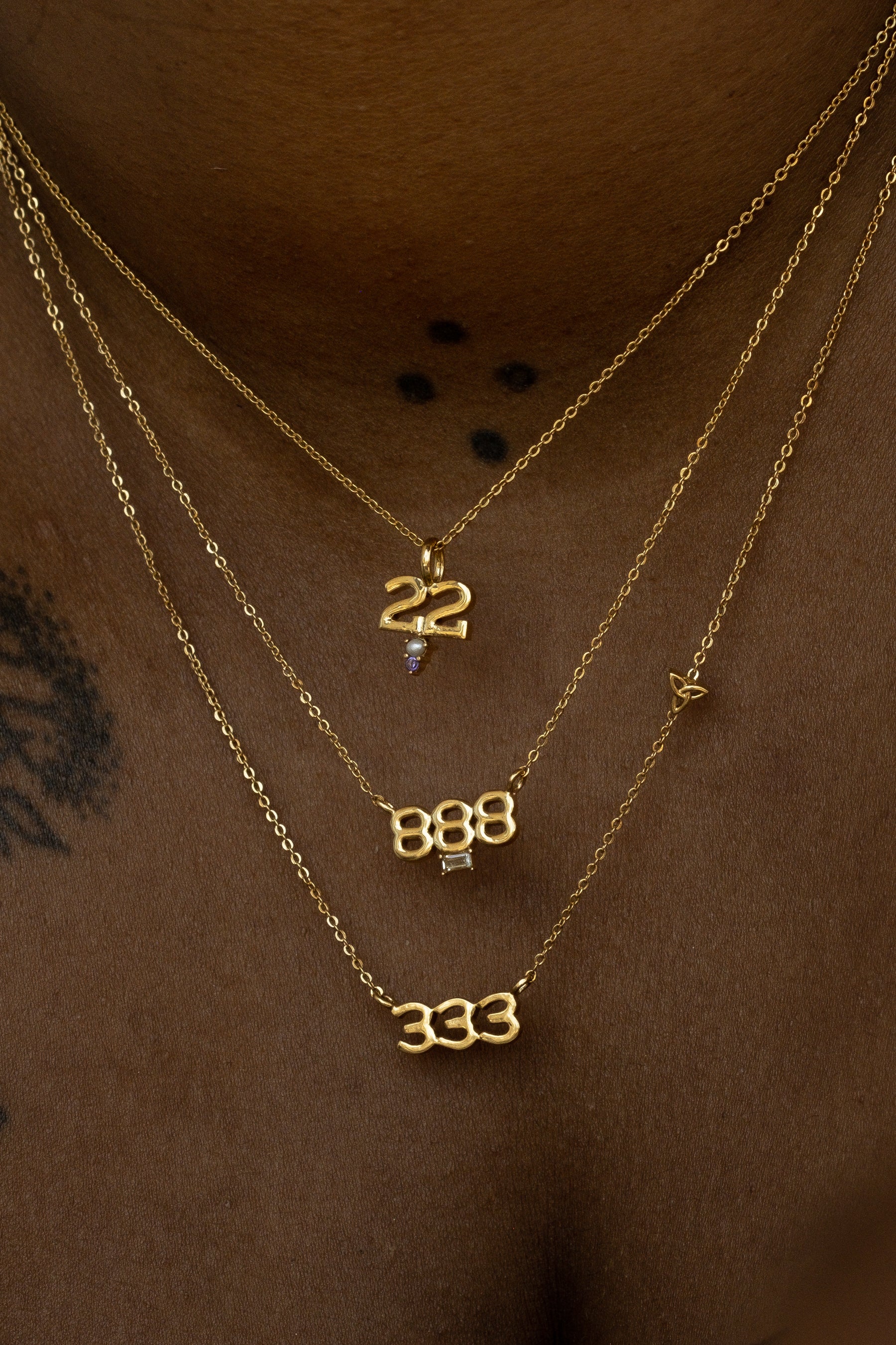 ‘888’ Angel Number Necklace - Image 2