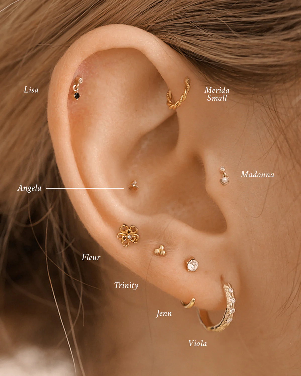 Angela Tiny Trio Stud - Image 6