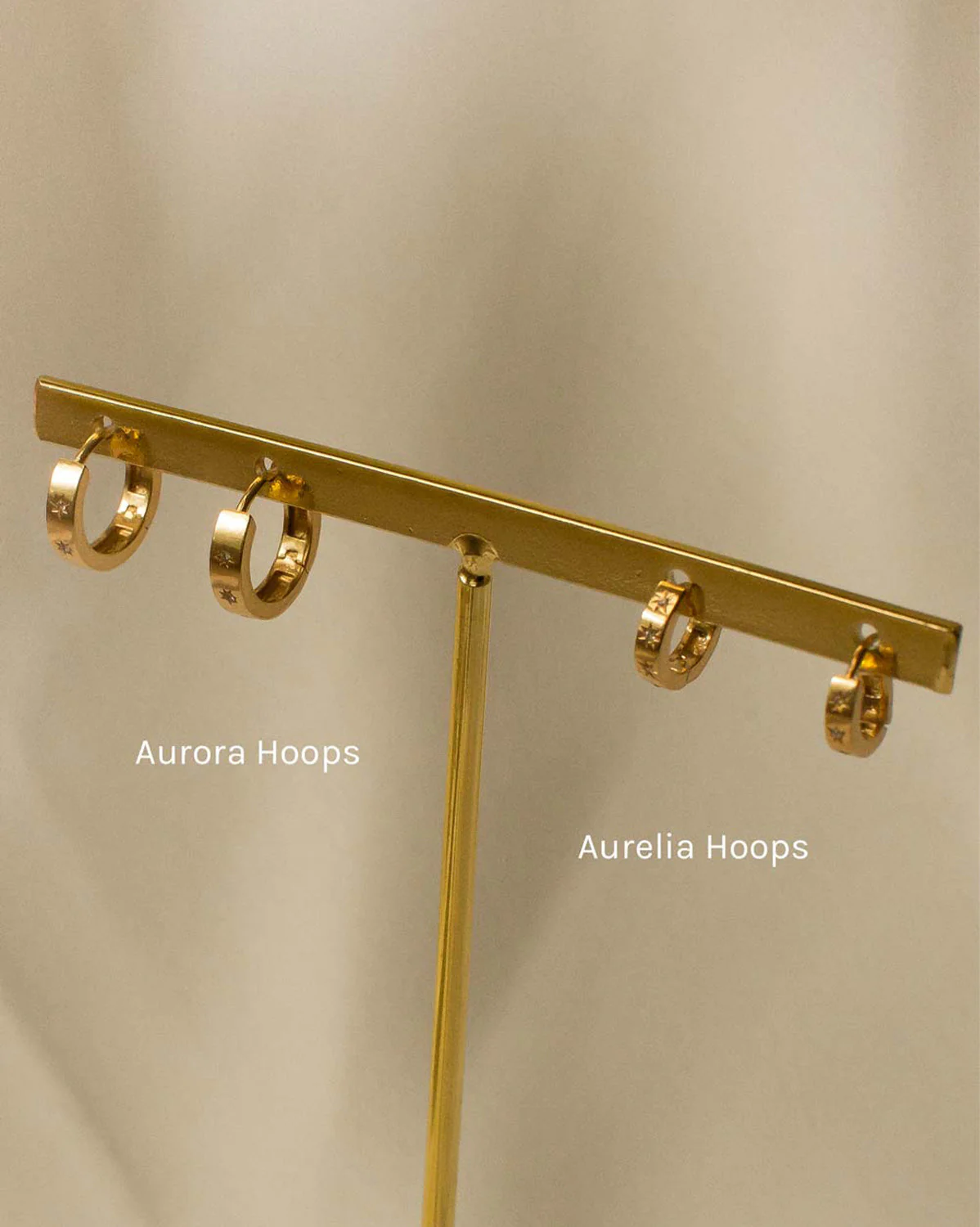 Aurelia Gemstone Huggie Hoops - Image 4