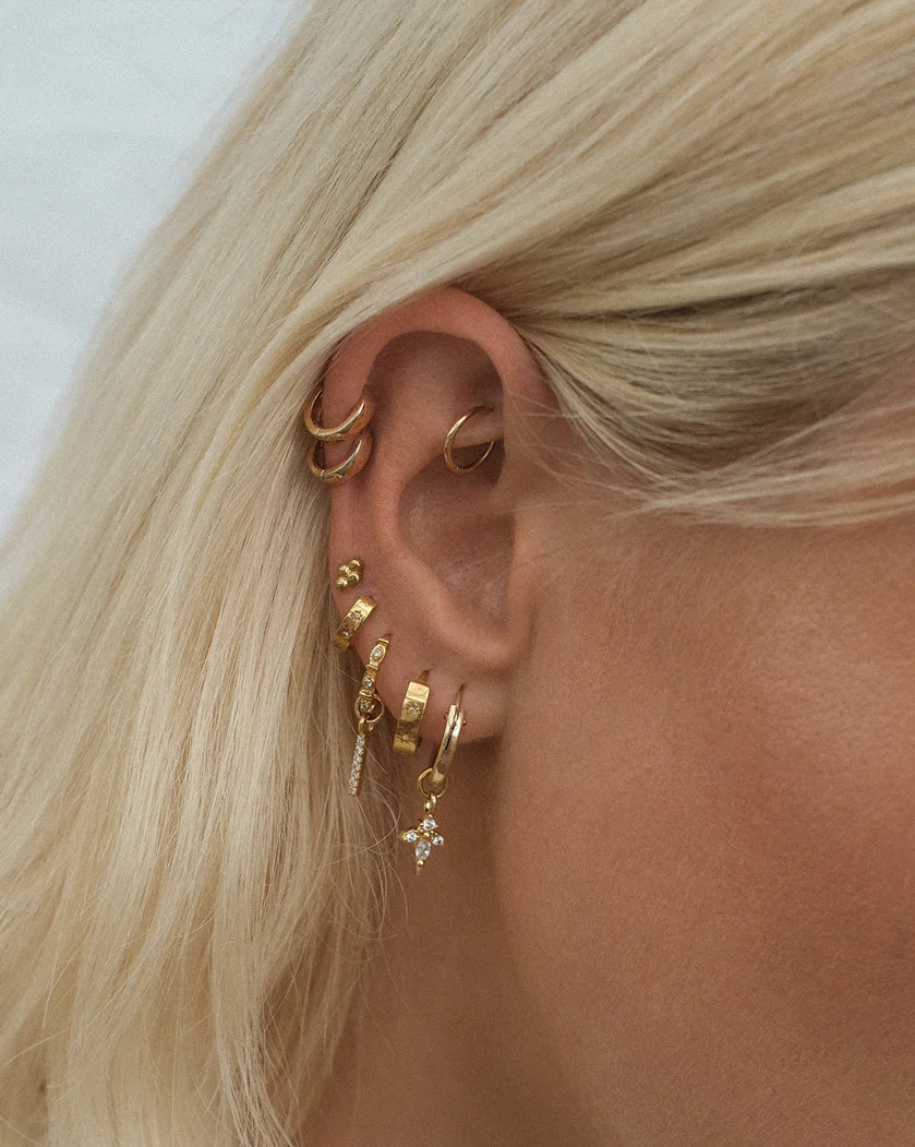 Aurelia Gemstone Huggie Hoops - Image 9