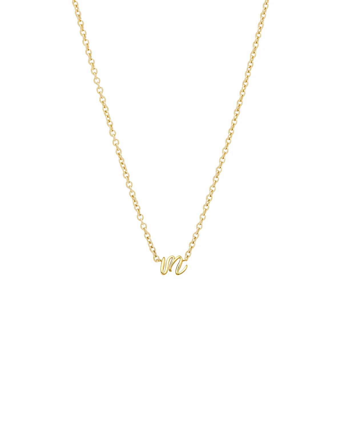 Custom Cursive Initial Necklace (up to 7 letters)