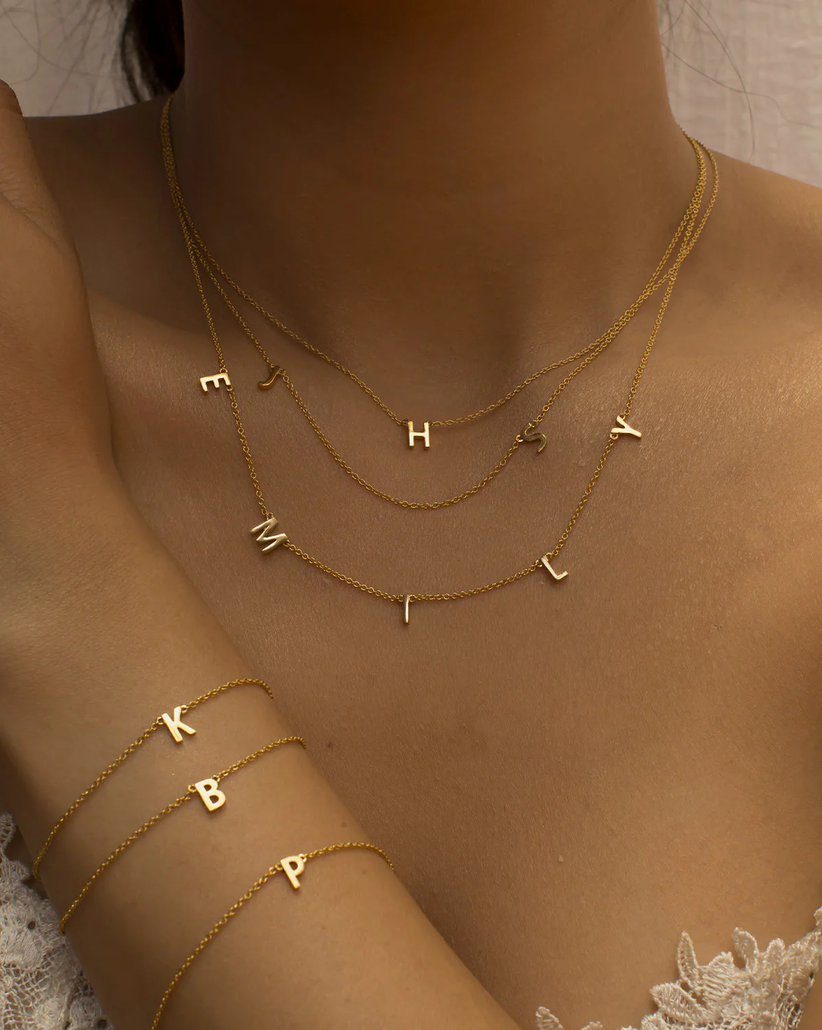 Custom Initial Necklace (3 to 7 Letters) - Image 6