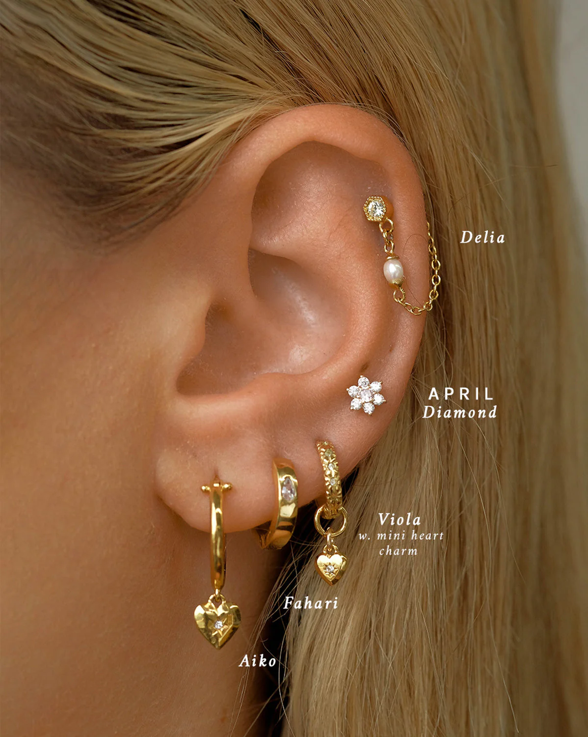 Delia Pearl Drop Stud - Sterling Silver - Image 6