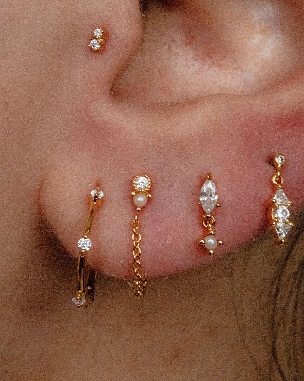Dolly Constellation Hoops - Image 2