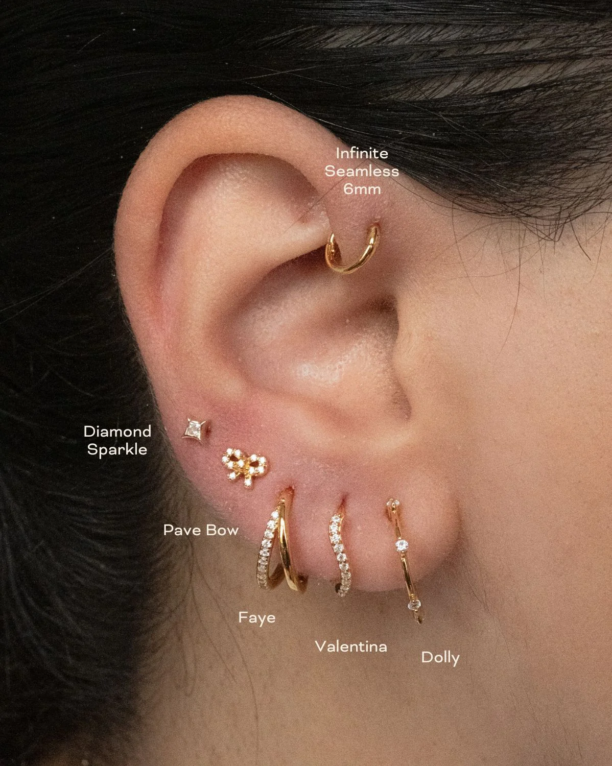 Dolly Constellation Hoops - Image 4