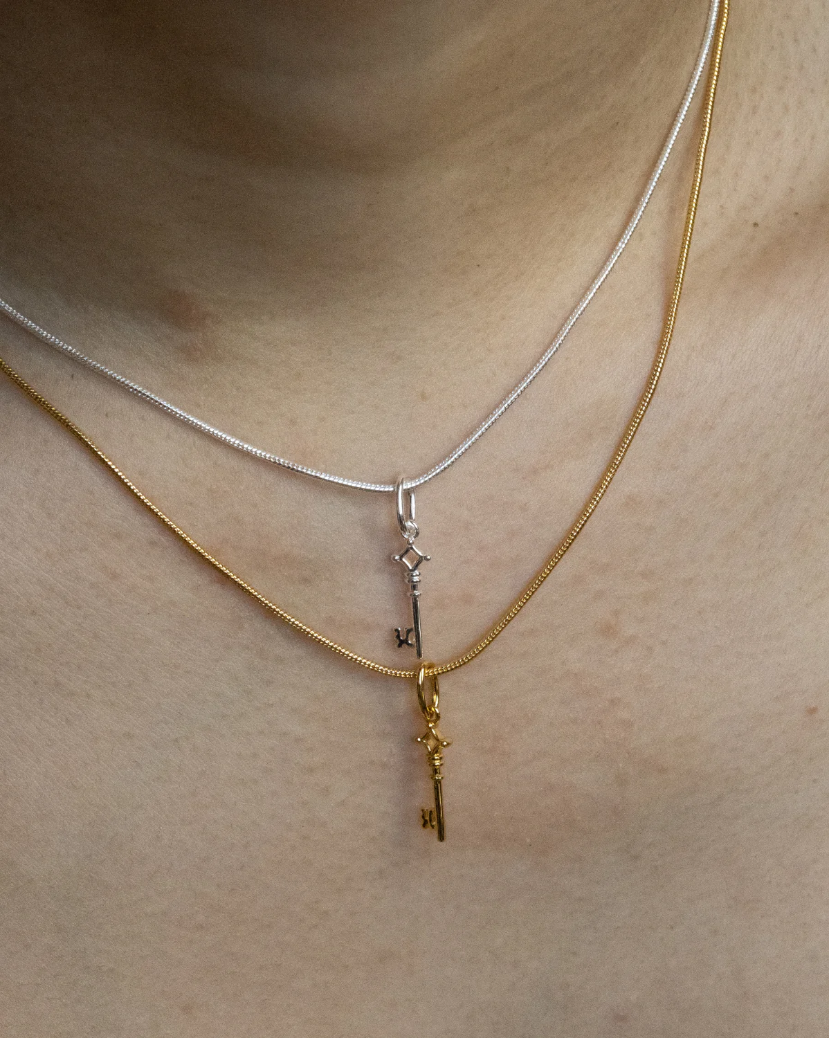Eren’s Key Necklace - Sterling Silver - Image 3