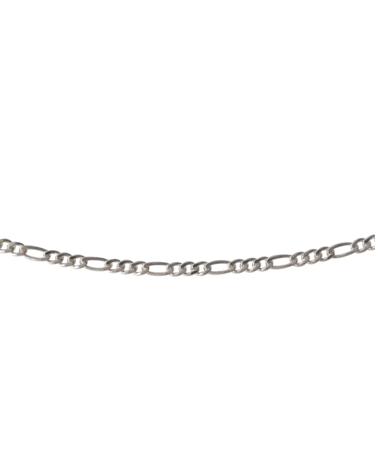 Figaro Chain Necklace - Sterling Sliver