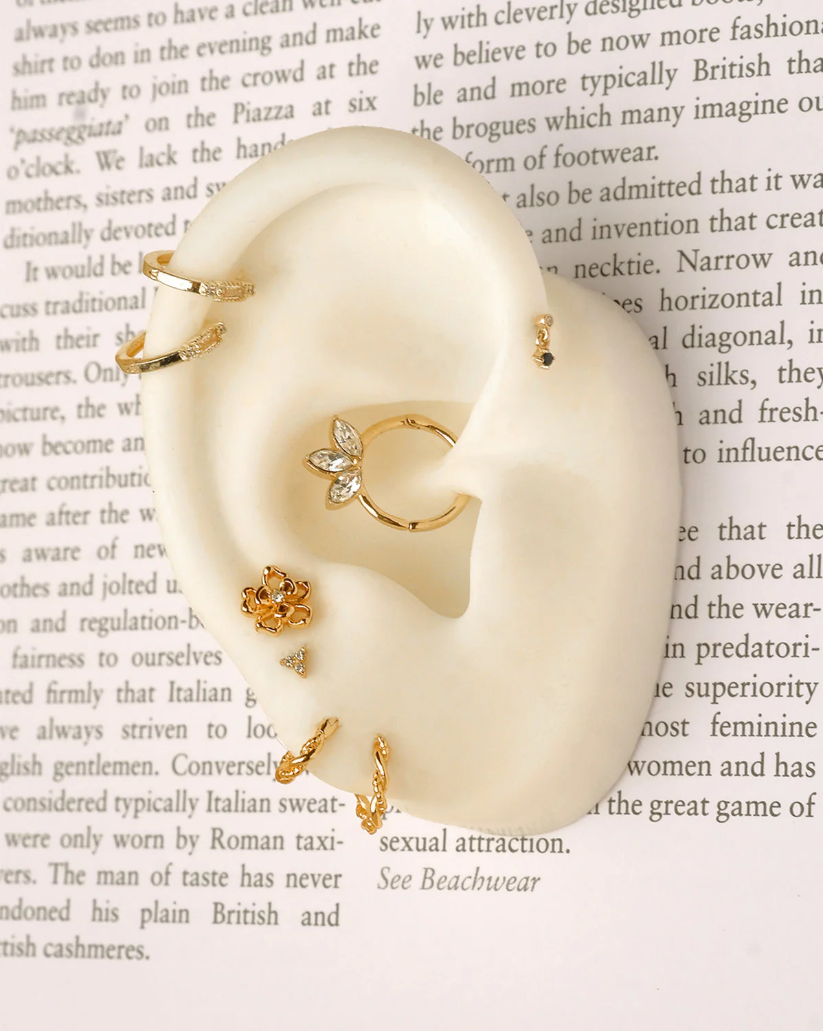Lisa Tiny Onyx Stud - Image 6