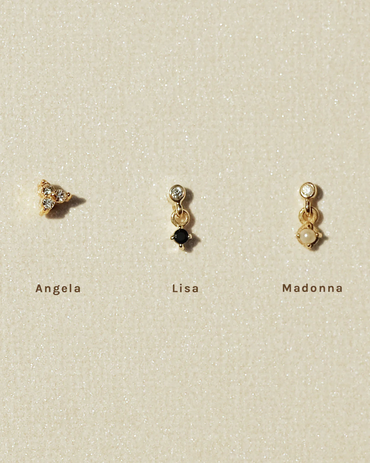 Lisa Tiny Onyx Stud - Image 7