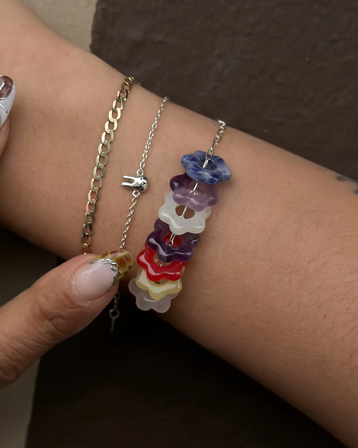 Rina Flower Charm - Amethyst - Image 7