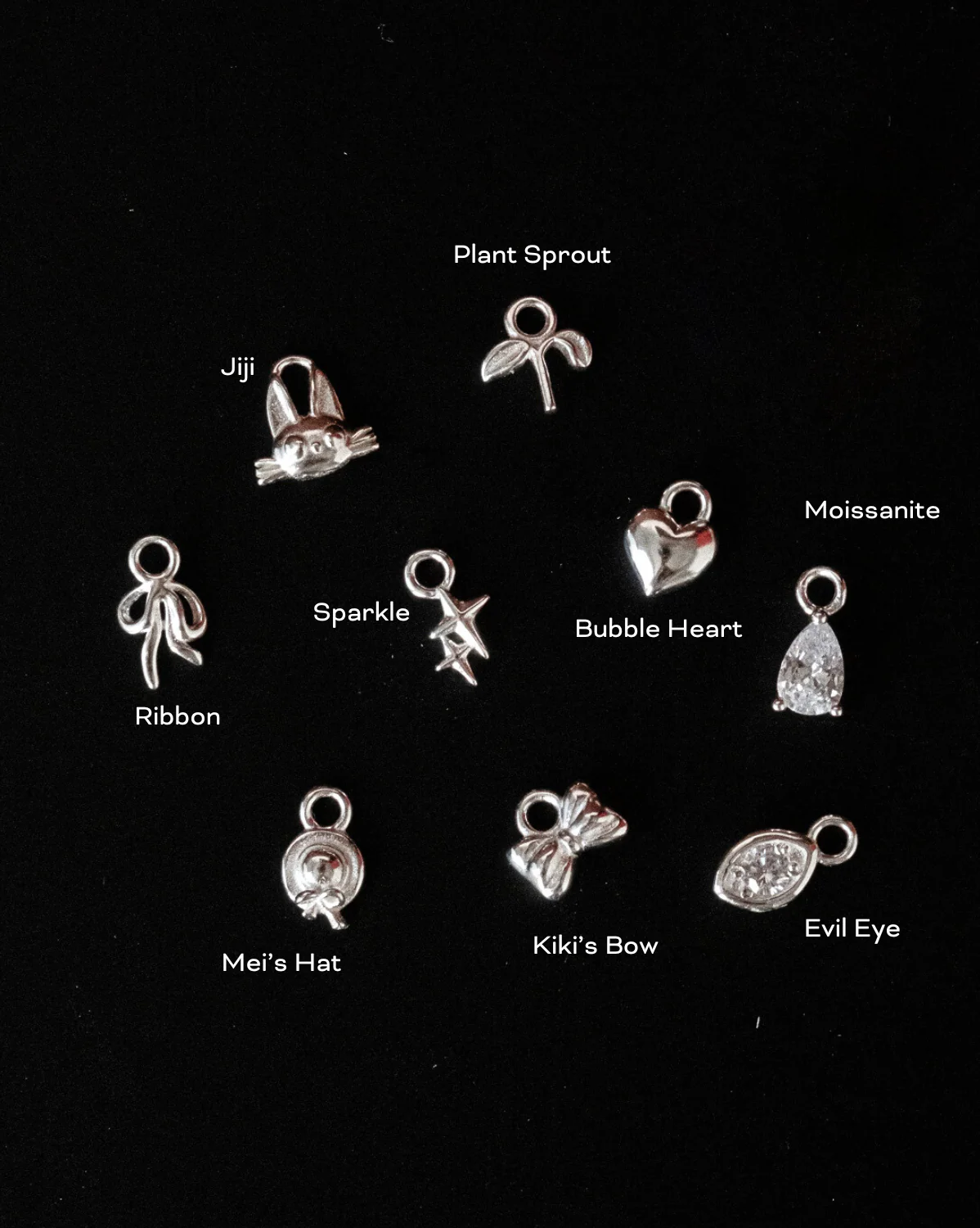 Jiji Cat Charm - Sterling Silver - Image 4