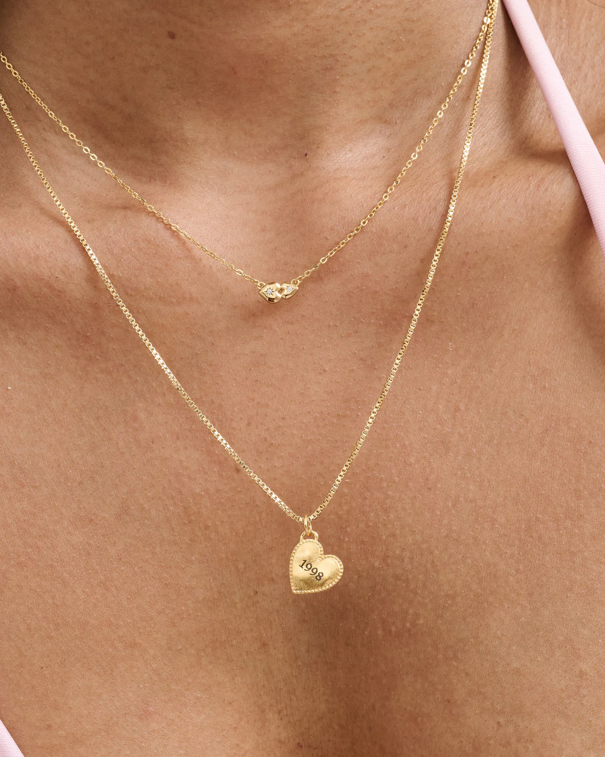 Venus Engravable Heart Necklace - Image 3